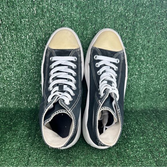 Converse Chucks All Star Move Platform High Tops Classic Black White Women Sz 9 - Picture 5 of 12